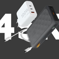 Thumbnail for FS5 Midnight Black 45.000 mAh 67W + Fast charger 100W + USB - C PD Cable 100W Bundle - Xtorm EU